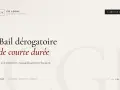 Modèle de bail dérogatoire pour une courte durée, maximum 3 ans. Informations juridiques et fiscales.