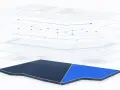 Schéma de division parcellaire sans intention de construire, montrant des couches d'informations cartographiques et topographiques.