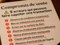 Liste des 9 erreurs à éviter pour un compromis de vente de terrain. Attention aux clauses suspensives manquantes ou imprécises.