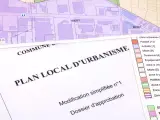 Plan local d'urbanisme d'Antibes, avec carte et légende détaillant les zones (habitat, activité, mixte, tourisme).