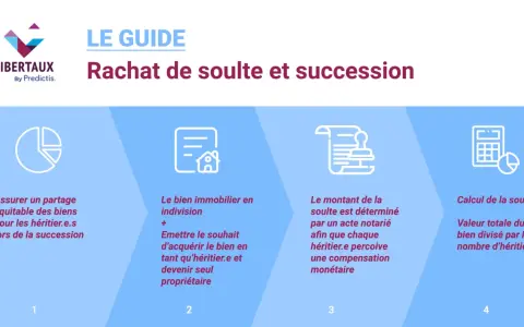 Guide sur le rachat de soulte et succession : assurer un partage équitable, gérer le bien en indivision, déterminer le montant de la soulte et calculer la valeur pour chaque héritier.e.